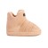Beżowe buty domowe