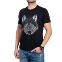T-shirt męski z motywem wilka