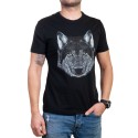 T-shirt męski z motywem wilka