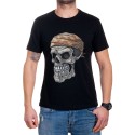 T-shirt męski z motywem czaszki