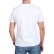 Biały męski t-shirt z motywem marihuany