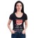 Czarne damskie t-shirty z wyciętym tyłem
