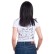 Biały t-shirt z efektownym tyłem