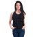 Czarne damskie top