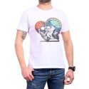 T-shirt z motocyklem