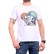 T-shirt z motocyklem