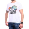 T-shirt z motocyklem