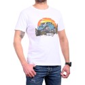 Biały T-shirt Offroad | Vodo