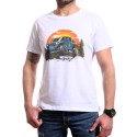 Biały T-shirt Offroad | Vodo