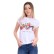 Biały t-shirt do jogi