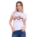 Biały t-shirt do jogi