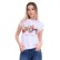 Biały t-shirt do jogi
