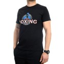 Czarne T-shirty z motywem boksu