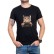 Męska czarna koszulka "Gangsta Cat"