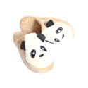 Beżowe kapcie domowe Panda