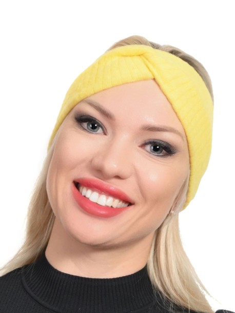 Żółta opaska na głowę
