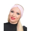 Różowa opaska na głowę
