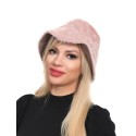 Różowa czapka typu bucket hat