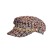 Elegancki damski beret w kolorze, ozdobiony dekoracją