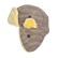 Ciepła czapka zimowa dla dzieci w kolorze beżowym