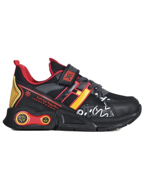 Czarne dziecięce buty sportowe Tommix Club