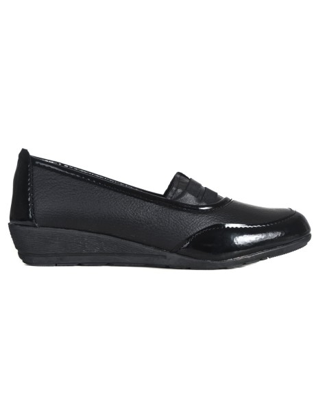 Buty na platformie z gumką
