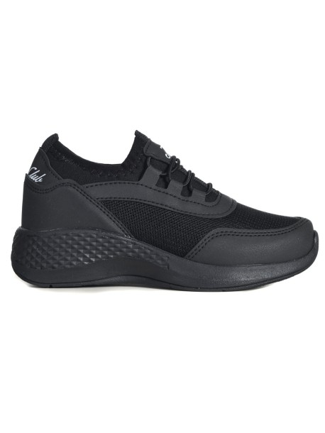 Buty sportowe bez sznurowania – czarne