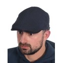 Męska czapka typu bejsbolówka z denimu – niebieska