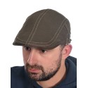 Męska czapka typu bejsbolówka z denimu – zielona