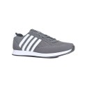 Buty sportowe z paskami – szare