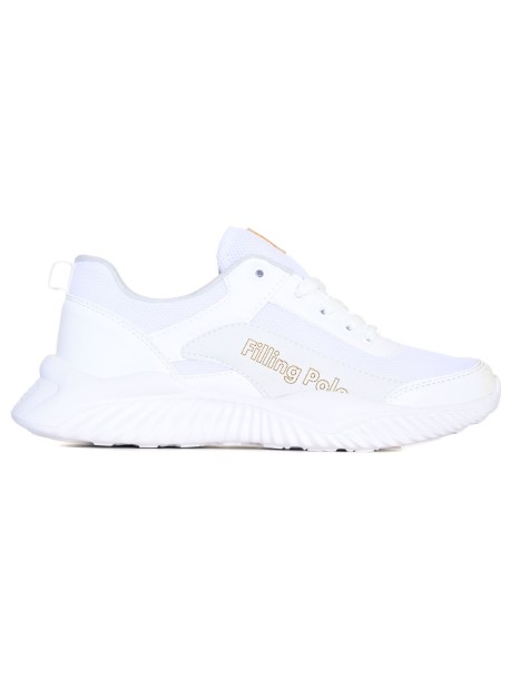 Białe męskie buty sportowe Filling Polo
