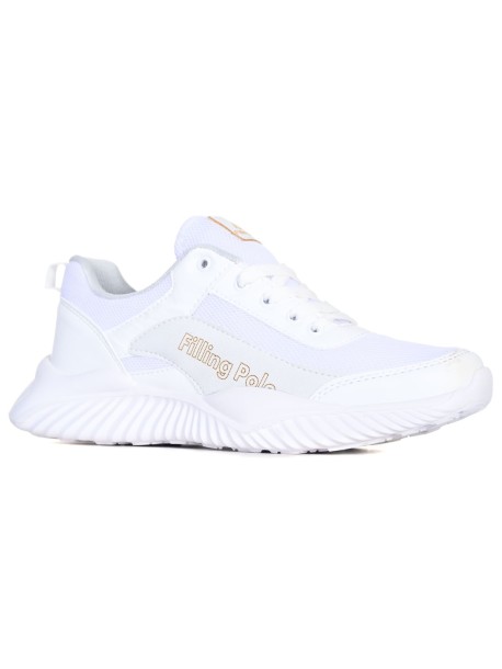 Białe męskie buty sportowe Filling Polo
