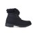 Czarne damskie buty zimowe z futrem