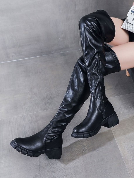 Wysokie damskie buty