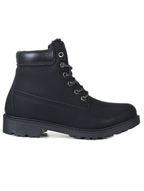 Czarne damskie buty zimowe