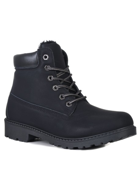 Czarne damskie buty zimowe