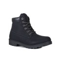 Czarne damskie buty zimowe