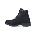 Czarne damskie buty zimowe