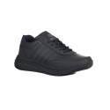 Damskie buty sportowe z paskami – czarne