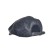 Męska czapka typu "casquette" z naturalnej skóry – niebieski kolor