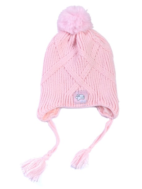 Różowa czapka dla dzieci "Soft Bunny"