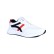Białe oddychające buty sportowe