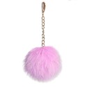 Pompon do torby – różowy