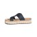 Damskie czarne klapki w stylu boho