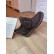 Buty na platformie bez sznurowania – kolor brązowy