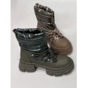 Zielone damskie buty narciarskie