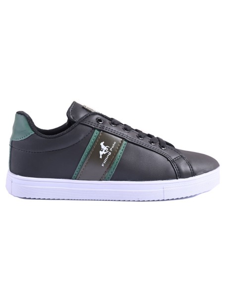 Czarne męskie buty marki Polo