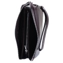 Elegancka torebka do ręki z uchwytem – ciemnobrązowa