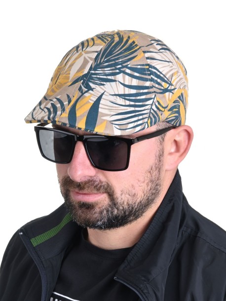 Kolorowa letnia czapka z daszkiem dla mężczyzn