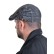 Czapka z daszkiem typu "flat cap" w kolorze czarnym
